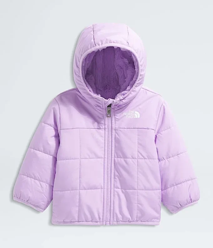Giacca reversibile con cappuccio e zip integrale Shasta per neonata Giacca reversibile con cappuccio e zip integrale Shasta per neonata