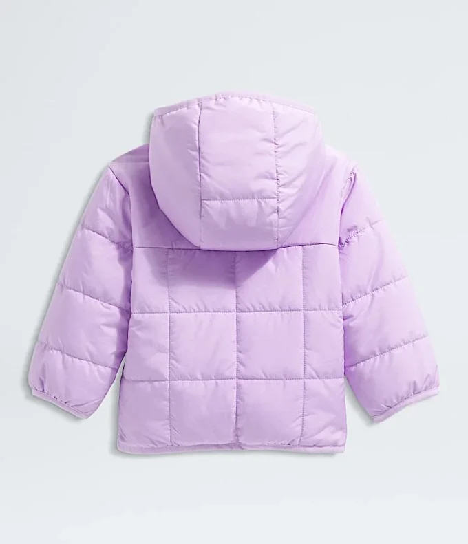 Giacca reversibile con cappuccio e zip integrale Shasta per neonata Giacca reversibile con cappuccio e zip integrale Shasta per neonata