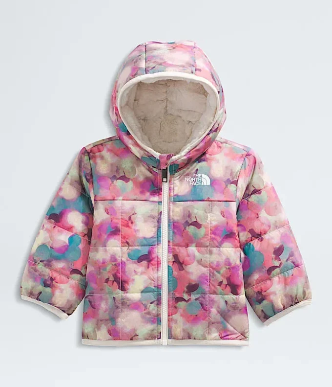 Giacca reversibile con cappuccio e zip integrale Shasta per neonata – Stampa Giacca reversibile con cappuccio e zip integrale Shasta per neonata – Stampa