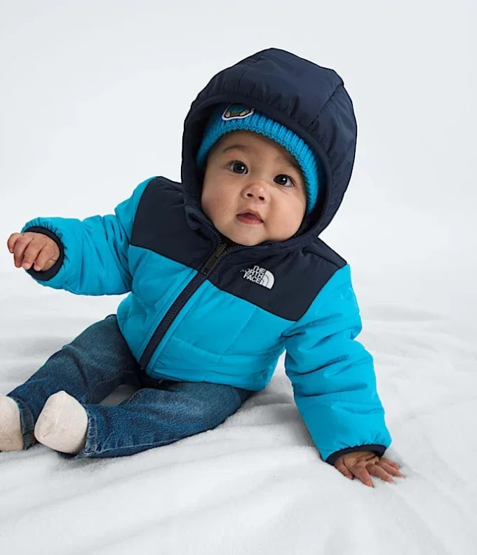 Giacca reversibile con cappuccio e zip integrale Shasta per neonati