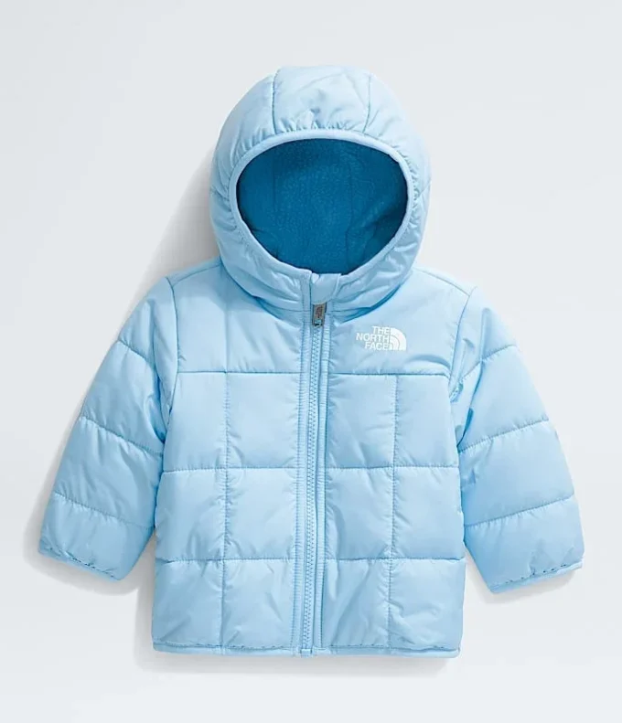 Giacca reversibile con cappuccio e zip integrale Shasta per neonati Giacca reversibile con cappuccio e zip integrale Shasta per neonati