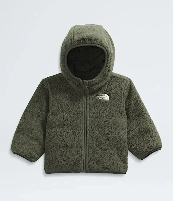 Giacca reversibile con cappuccio e zip integrale Shasta per neonati Giacca reversibile con cappuccio e zip integrale Shasta per neonati