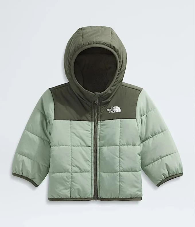 Giacca reversibile con cappuccio e zip integrale Shasta per neonati Giacca reversibile con cappuccio e zip integrale Shasta per neonati