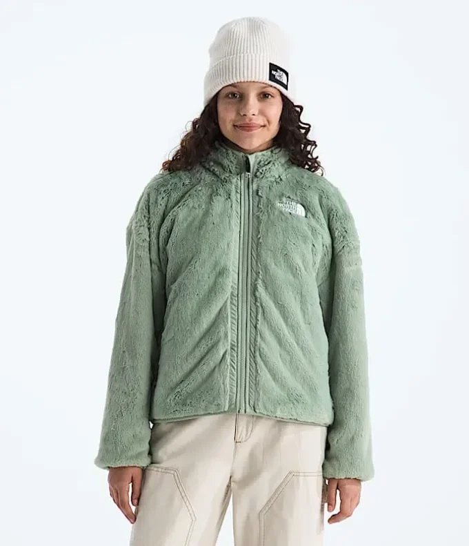 Giacca reversibile con zip integrale Shasta da bambina Giacca reversibile con zip integrale Shasta da bambina