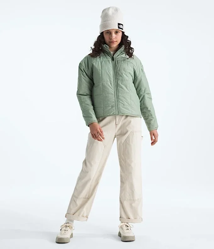 Giacca reversibile con zip integrale Shasta da bambina Giacca reversibile con zip integrale Shasta da bambina