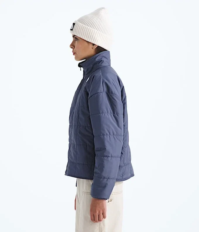 Giacca reversibile con zip integrale Shasta da bambina Giacca reversibile con zip integrale Shasta da bambina