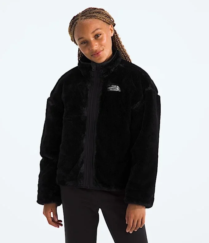 Giacca reversibile con zip integrale Shasta da bambina Giacca reversibile con zip integrale Shasta da bambina