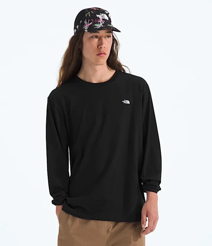 Maglia a maniche lunghe TNF™ Essential Simple Dome Relaxed da uomo Maglia a maniche lunghe TNF™ Essential Simple Dome Relaxed da uomo