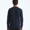 Maglia Henley da uomo a maniche lunghe con motivo waffle Maglia Henley da uomo a maniche lunghe con motivo waffle