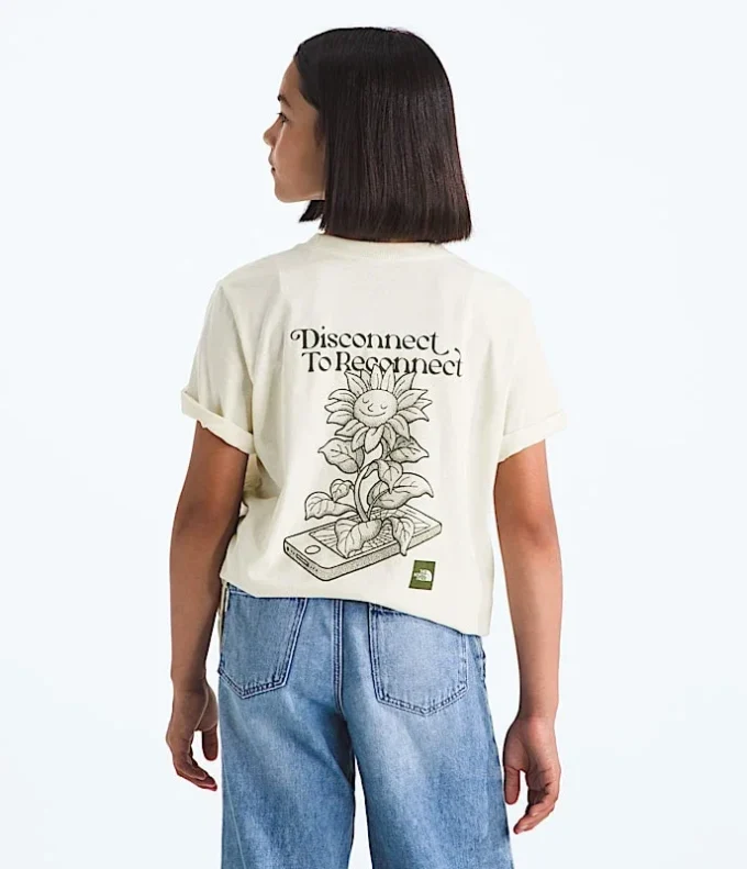 Maglietta a maniche corte Evolution Disconnect per ragazzi e ragazze – Grafica