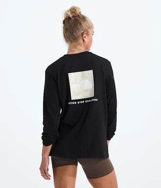 Maglietta a maniche lunghe Evolution Box NSE Fill Light da donna – Grafica