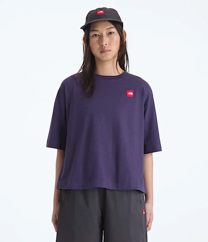 Maglietta corta a maniche corte TNF™ Red Box da donna Maglietta corta a maniche corte TNF™ Red Box da donna