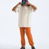 Maglietta da uomo a maniche corte TNF Red Box Kilimanjaro Heavyweight Maglietta da uomo a maniche corte TNF Red Box Kilimanjaro Heavyweight