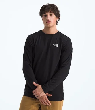 Maglietta da uomo a maniche lunghe con cappuccio semplice Maglietta da uomo a maniche lunghe con cappuccio semplice