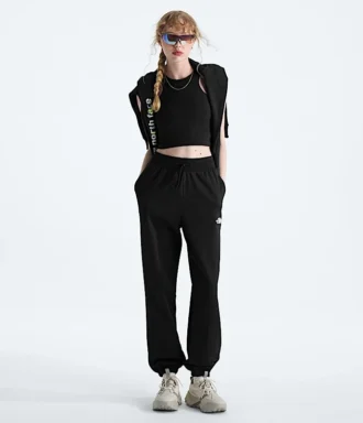 Pantaloni da jogging essenziali da donna a gamba dritta e comodi