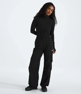 Pantaloni larghi in tessuto da donna Pantaloni larghi in tessuto da donna
