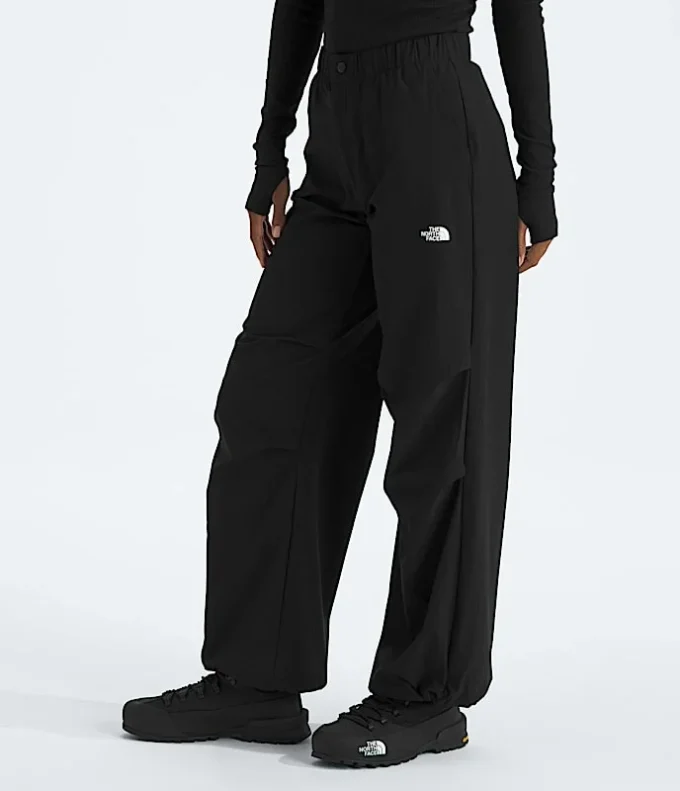 Pantaloni larghi in tessuto da donna Pantaloni larghi in tessuto da donna