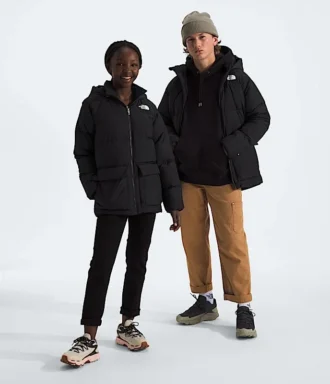 Parka corto foderato in pile North Down per bambino e bambina