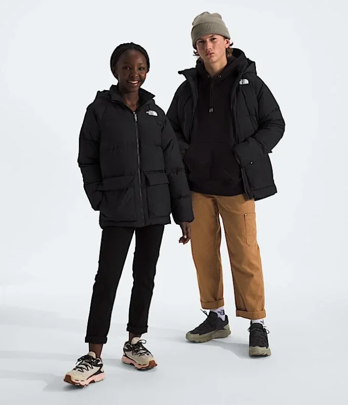 Parka corto foderato in pile North Down per bambino e bambina Parka corto foderato in pile North Down per bambino e bambina