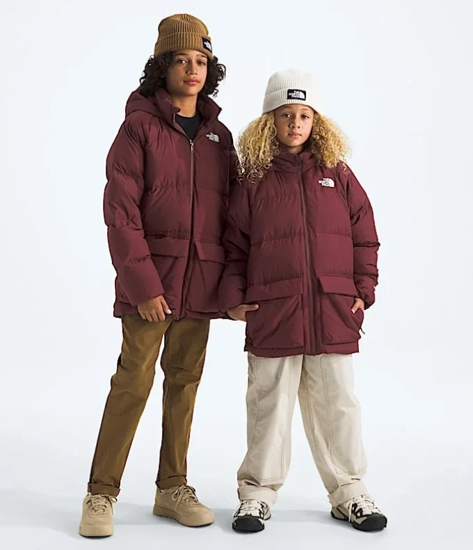 Parka corto foderato in pile North Down per bambino e bambina Parka corto foderato in pile North Down per bambino e bambina