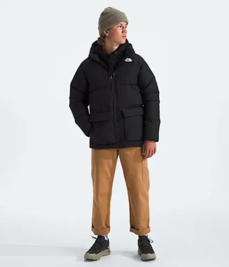 Parka corto foderato in pile North Down per bambino e bambina