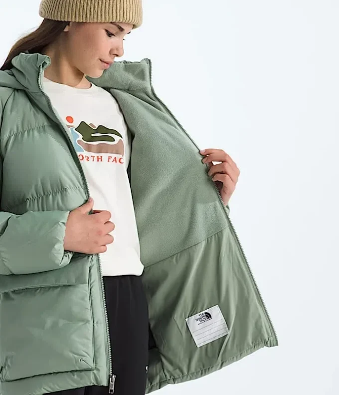Parka corto foderato in pile North Down per bambino e bambina Parka corto foderato in pile North Down per bambino e bambina