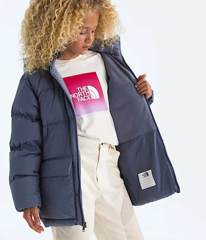 Parka corto foderato in pile North Down per bambino e bambina Parka corto foderato in pile North Down per bambino e bambina