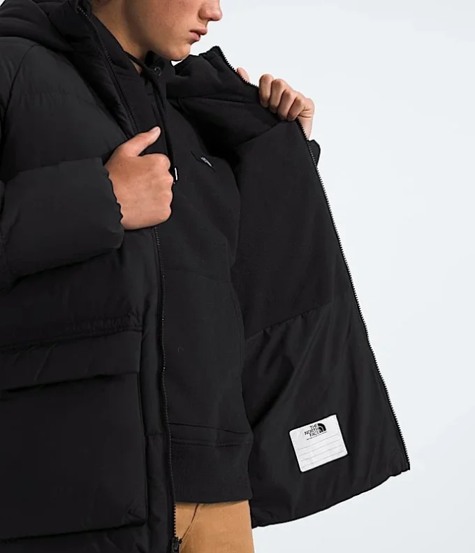 Parka corto foderato in pile North Down per bambino e bambina Parka corto foderato in pile North Down per bambino e bambina