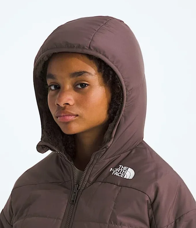 Parka corto reversibile Shasta da bambina Parka corto reversibile Shasta da bambina