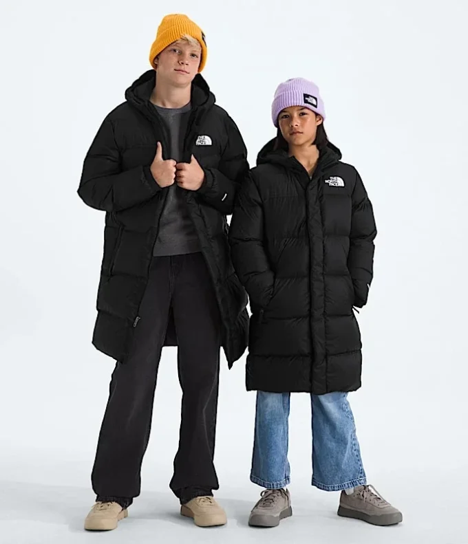 Parka lungo Nuptse per bambino e bambina Parka lungo Nuptse per bambino e bambina