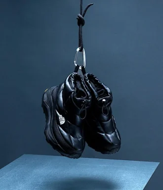 Stivaletto ibrido in pelle