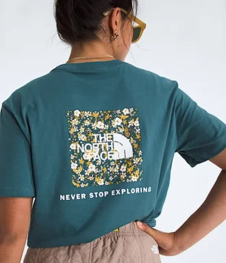 T-shirt a maniche corte Evolution Floral Box NSE da donna — Grafica