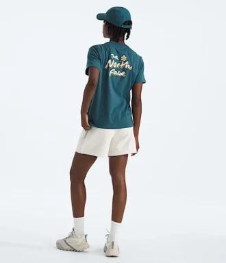 T-shirt a maniche corte Evolution Floral Cloud da donna — Grafica