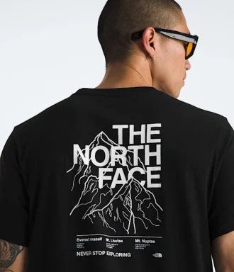 T-shirt a maniche corte Evolution Half Dome da uomo — Grafica