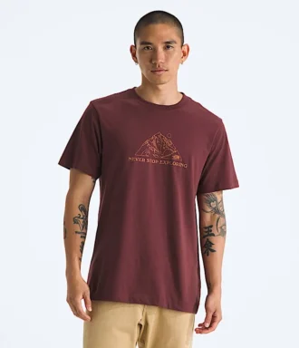 T-shirt a maniche corte Evolution Mtn Base da uomo — Grafica