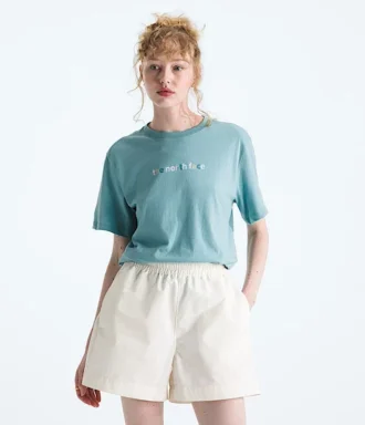 T-shirt a maniche corte Evolution Proud da donna — Grafica