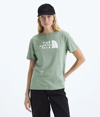 T-shirt a maniche corte Evolution Sketch Logo Half Dome da donna — Grafica