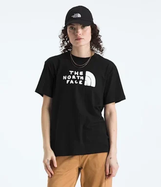 T-shirt a maniche corte Evolution Sketch Logo Half Dome da donna — Grafica