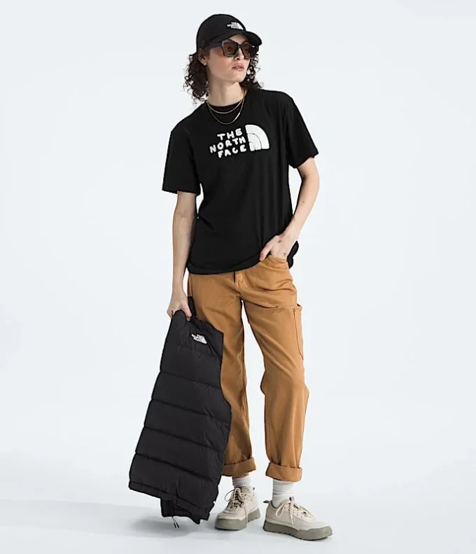 T-shirt a maniche corte Evolution Sketch Logo Half Dome da donna — Grafica T-shirt a maniche corte Evolution Sketch Logo Half Dome da donna — Grafica