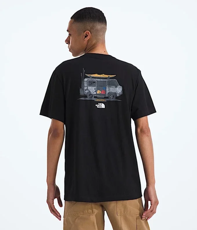 T-shirt a maniche corte Evolution Van Life da uomo — Grafica T-shirt a maniche corte Evolution Van Life da uomo — Grafica