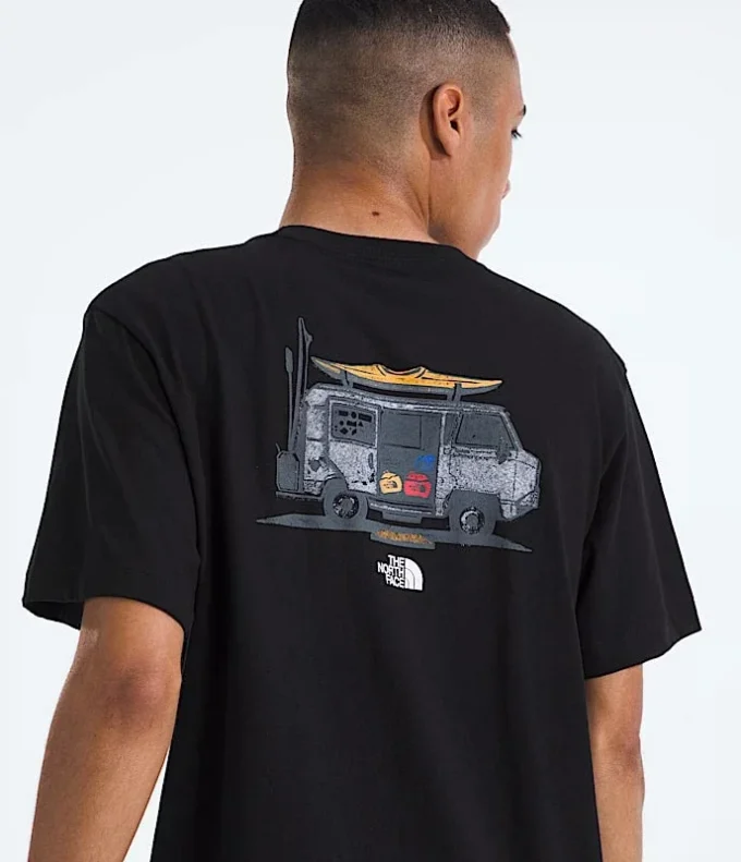 T-shirt a maniche corte Evolution Van Life da uomo — Grafica T-shirt a maniche corte Evolution Van Life da uomo — Grafica