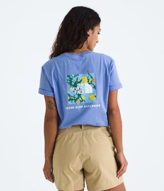 T-shirt da donna a maniche corte Core Flower Power Box NSE