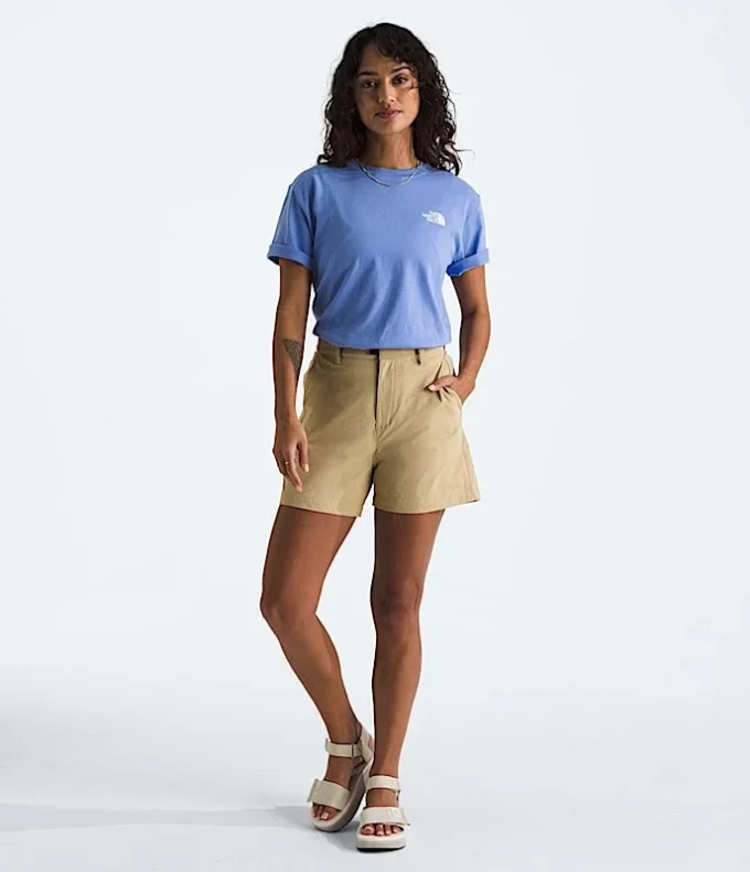T-shirt da donna a maniche corte Core Flower Power Box NSE T-shirt da donna a maniche corte Core Flower Power Box NSE