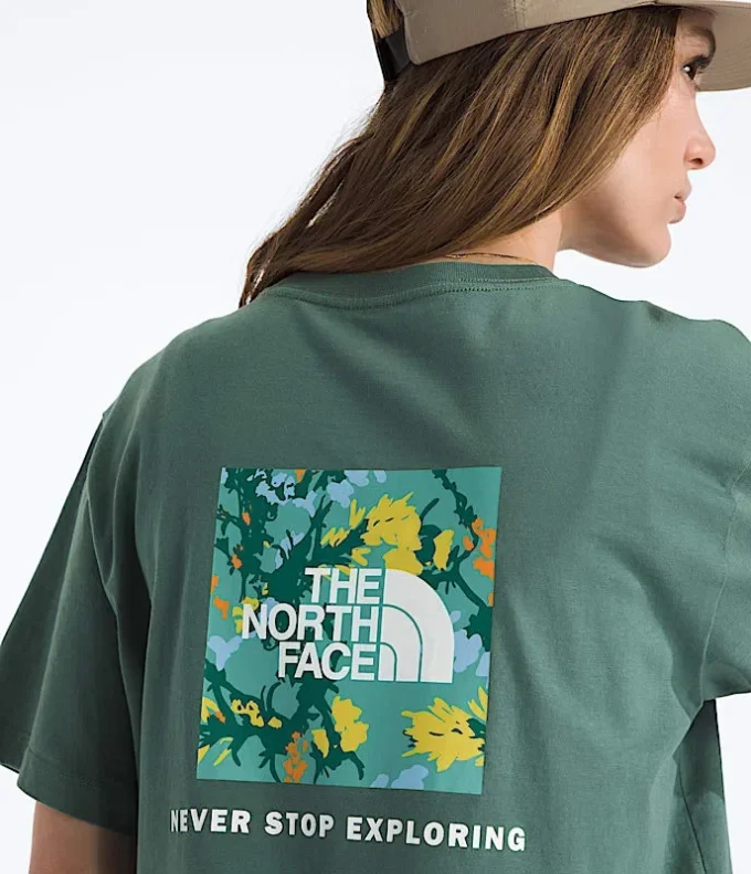 T-shirt da donna a maniche corte Core Flower Power Box NSE T-shirt da donna a maniche corte Core Flower Power Box NSE