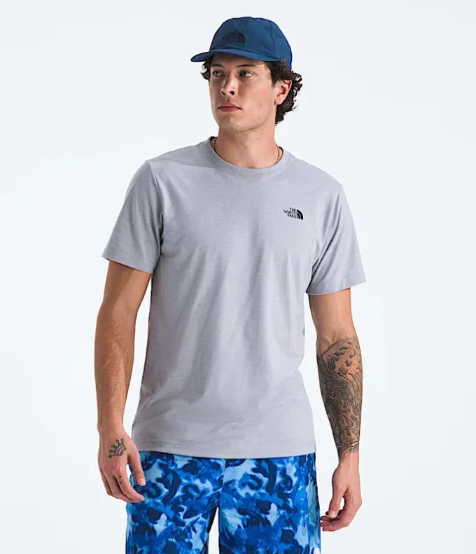 T-shirt da uomo a maniche corte in misto triplo T-shirt da uomo a maniche corte in misto triplo
