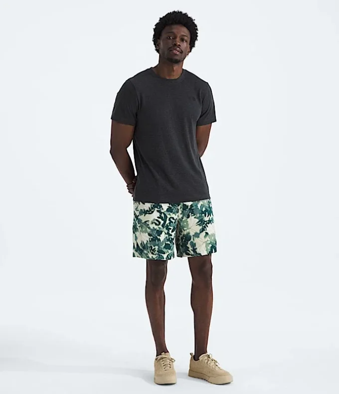 T-shirt da uomo a maniche corte in misto triplo T-shirt da uomo a maniche corte in misto triplo