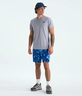 T-shirt da uomo a maniche corte in misto triplo T-shirt da uomo a maniche corte in misto triplo