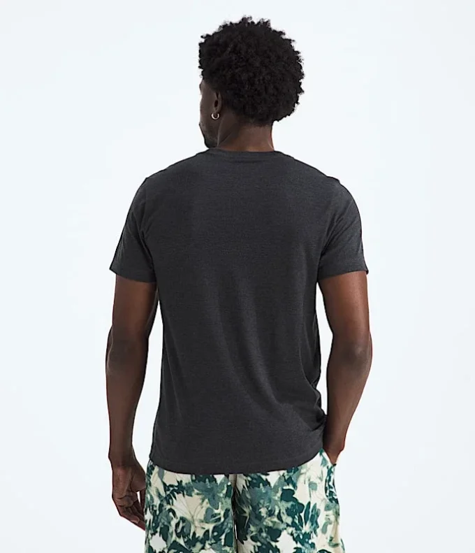 T-shirt da uomo a maniche corte in misto triplo T-shirt da uomo a maniche corte in misto triplo
