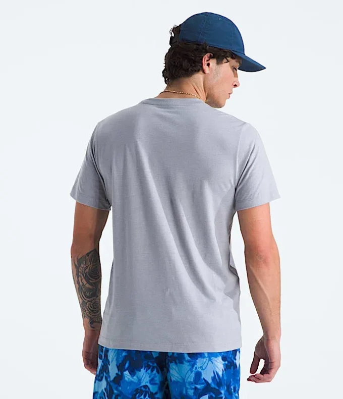 T-shirt da uomo a maniche corte in misto triplo T-shirt da uomo a maniche corte in misto triplo