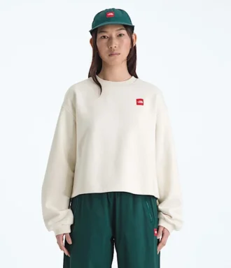 T-shirt TNF™ Red Box Crew da donna